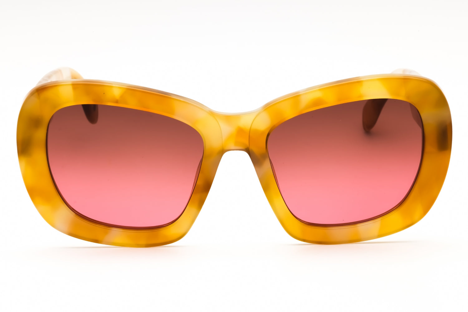 PALM ANGELS MOON PERI106S25PLA0012485 Sunglasses Havana Frame Brown Gradient