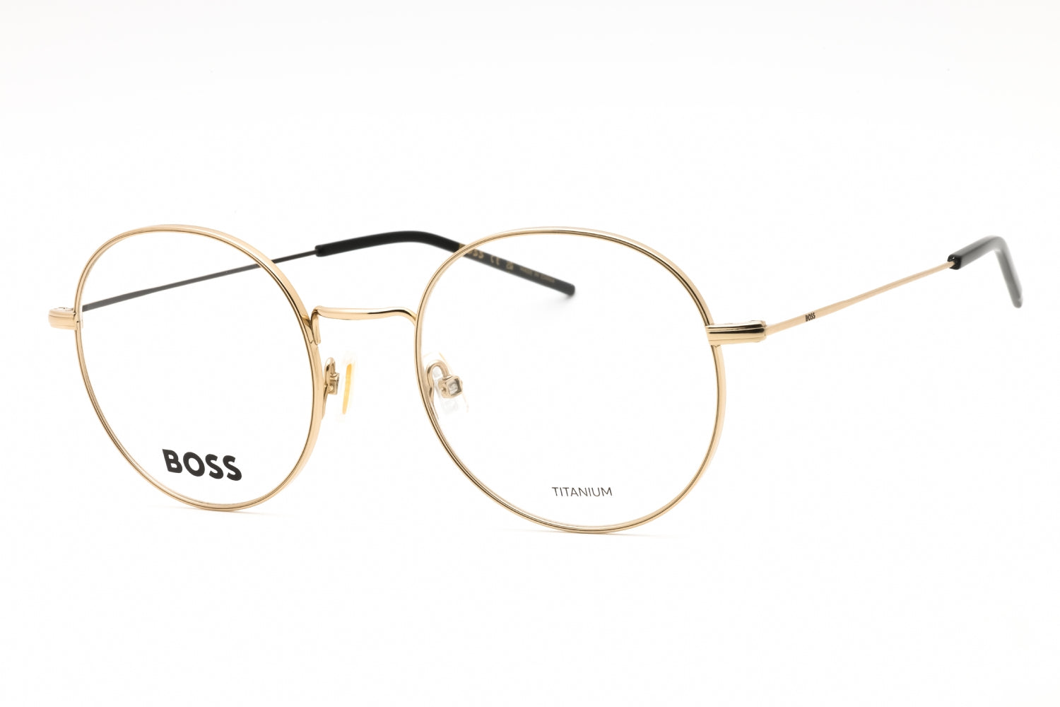 HUGO BOSS 1665 RHL Eyeglasses Gold Black Frame 51mm