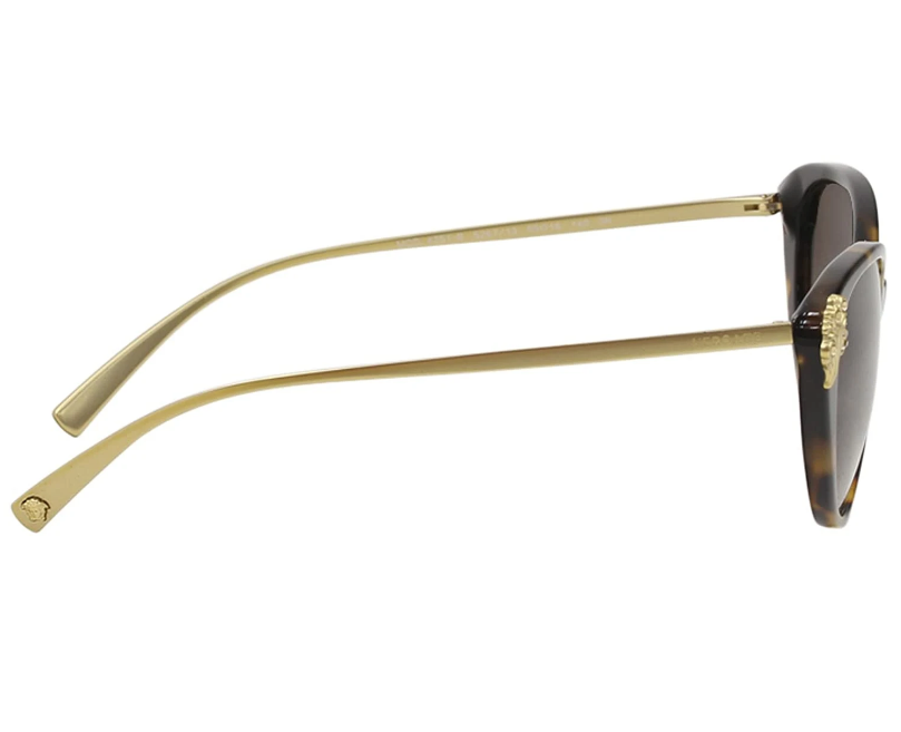 VERSACE VE4351B 5267/13 Sunglasses Havana Frame Brown Gradient Lenses 55 mm