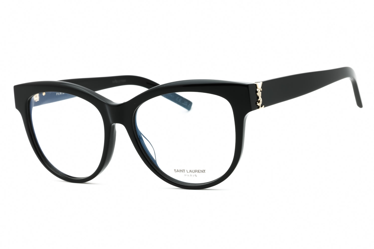 Saint Laurent MONOGRAM SL M108 006 Black Plastic Cat-Eye Eyeglasses 55mm Saint Laurent SL M108 Eyeglasses | Select Eyewear main image 3