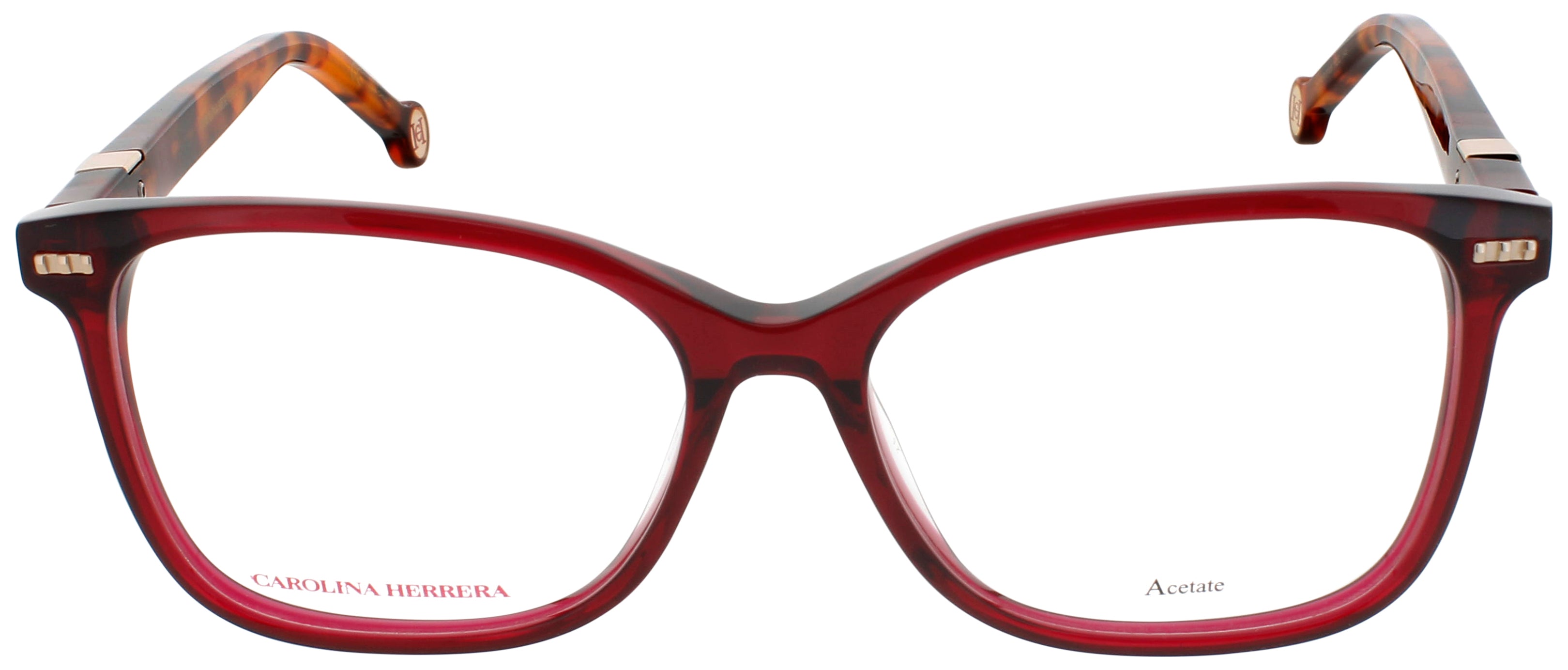CAROLINA HERRERA CH-HER-0108-0YDC-54 0YDC Eyeglasses BURGUNDY HAVANA Frame 54 Mm