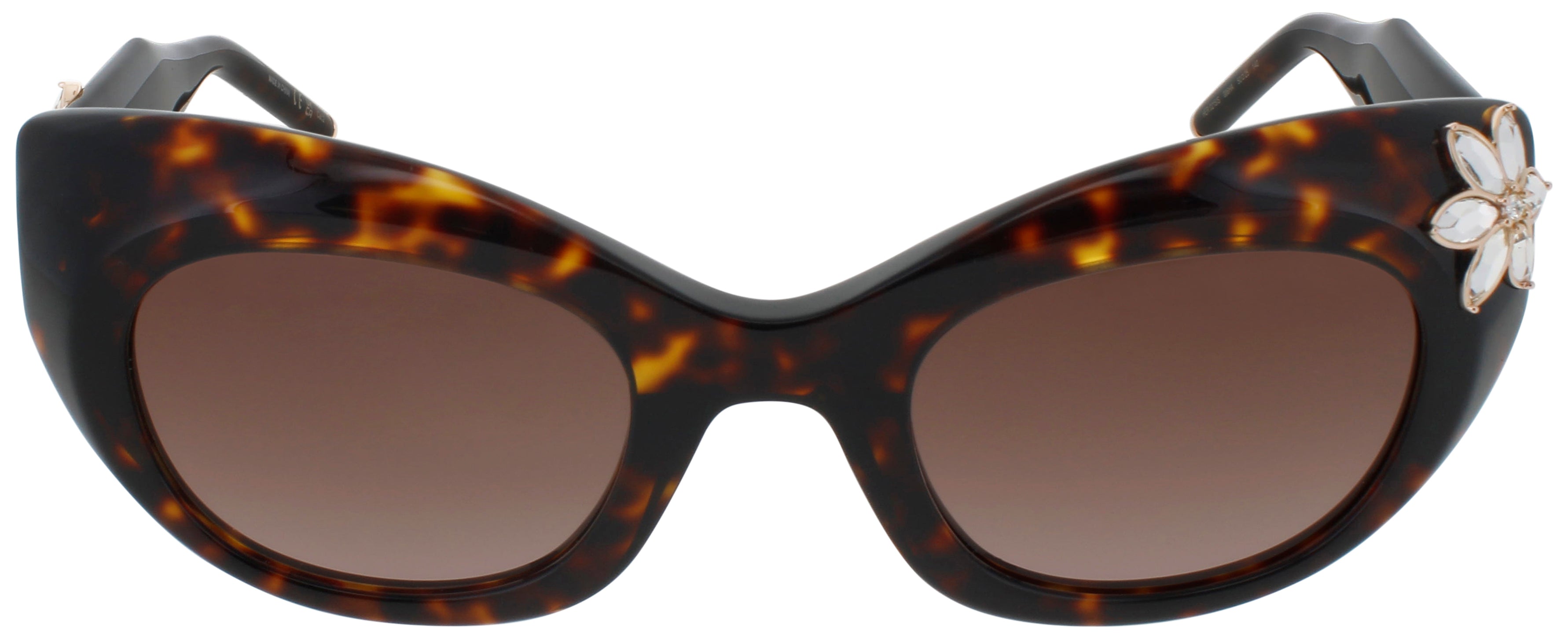 CAROLINA HERRERA CH-HER-0215/S-0086/HA 0086 Sunglasses HAVANA Frame BROWN GRADIENT Lenses 50 Mm