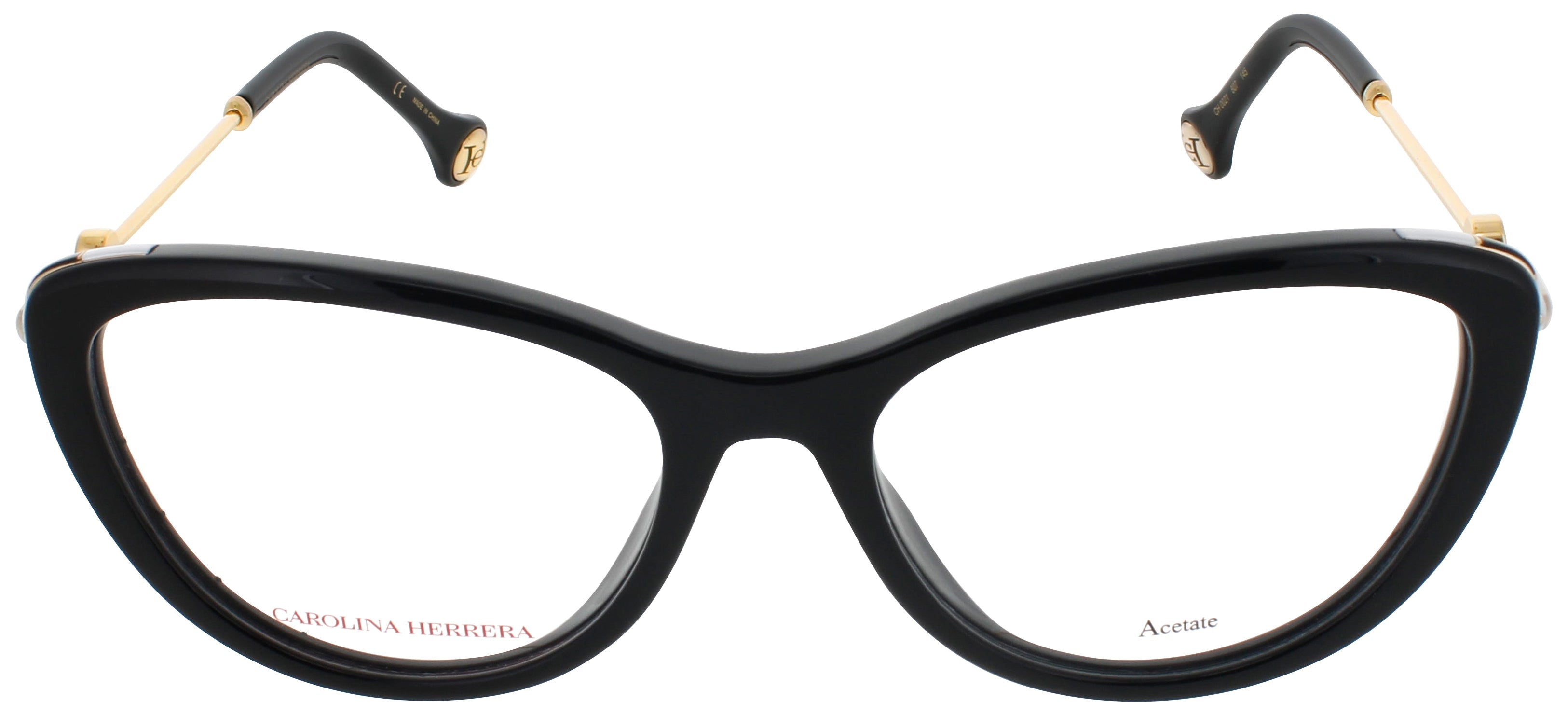 CAROLINA HERRERA CAROLINA HER CH 0021 0807 - 54 0807 Eyeglasses BLACK Frame 54 Mm